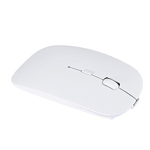 Szyee Bluetooth Mouse Wireless Mouse Mobile Mouse Optical Mouse Charging Mouse Applies for PC Computer Notebook Computer Android Tablet Vomputer Intelligent Equipment (Bright White)