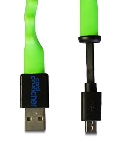 CordCruncher Micro USB Cable - Green