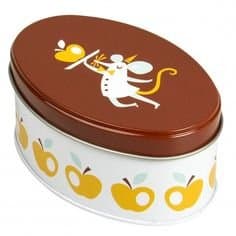 Blafre Mouse Oval Tin Box