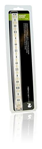 White Python LED Strip with End Cap End Section, Jungle Green