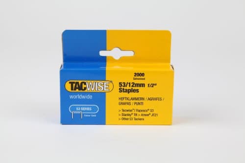 12mm Tackwise Staples type 53