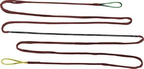 Bowstring, Dacron String 12 Strand for Bow length 60 inches, Long bow, Recurve bow - Dark Brown