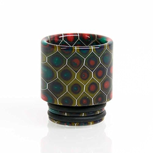 Authentic SMOK Cobra Pattern Epoxy Resin Drip Tips for TFV8 / Big Baby / TFV12 Cloud Beast King (Rainbow Cobra)