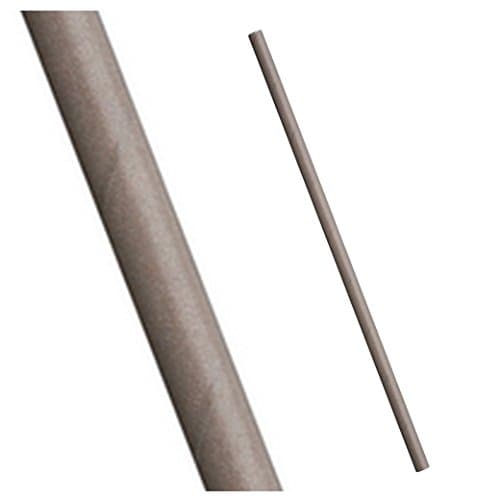Paper Drinking Straws - Plain Grey - 25 Pack