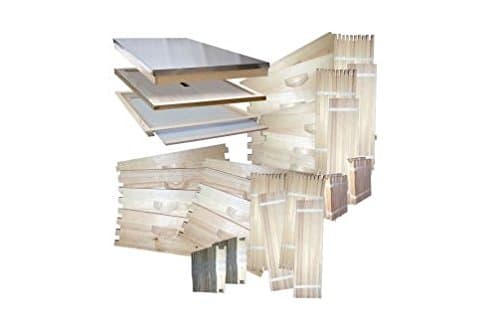 Langstroth Bee Hive Kit (wax foundation)- pine, flatpack.