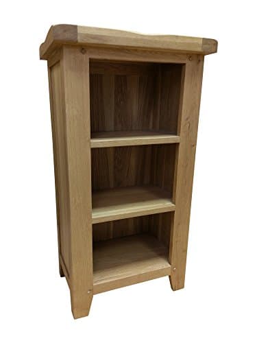 Westminster Rustic Oak Small Narrow Bookcase