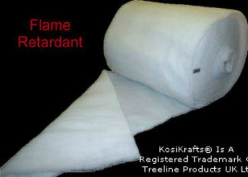 1m 18" Width 4oz Polyester Quilting Wadding Upholstery Dacron