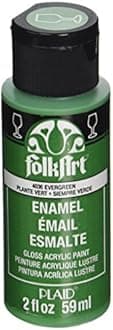 Plaid:Craft Evergreen Folkart Enamels - 2oz, green, 40-4036