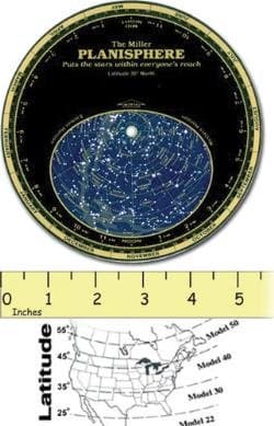 Millers Planisphere 30 Degrees, Small
