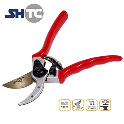 /Scissors with Titanium Coated Blades/Hand Pruner/Lopper/Shears/Scissors Branch/Garden Scissors/Premium Hand Tool for Gardening and Cutting