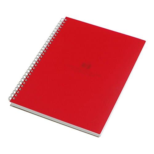 Etrangerdicostarica Double Ring Notebook Transparency Red B5 100sheet