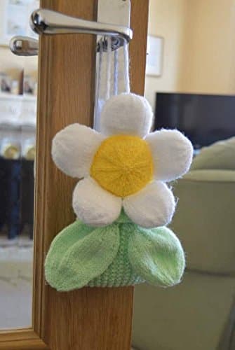 Knitting by Post Knitting Pattern Daisy Baggles Knitted Gift Bag from UK Knitting Pattern