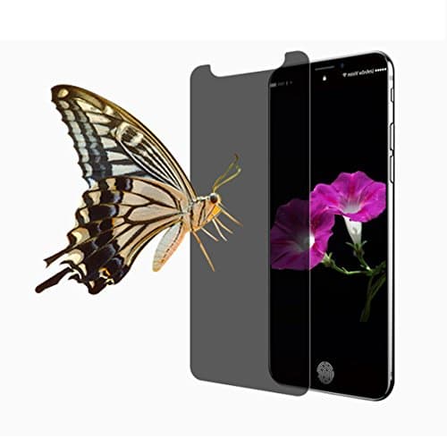 iPhone X Screen protector iPhone X Privacy Glass Screen Protector Anti-spy Screen Protective Film Full Cover 2.5D tempered Glass Anti-Scratch Bubble-Free for iPhone X Privacy Screen Protector