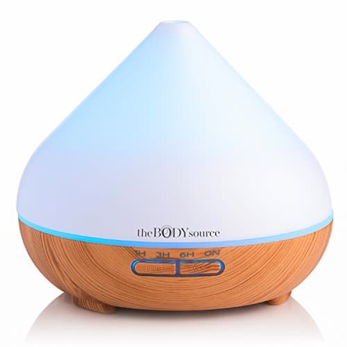 The Body Source® 300ml Aroma Diffuser for Essential Oils with 7 Colour LED Lights