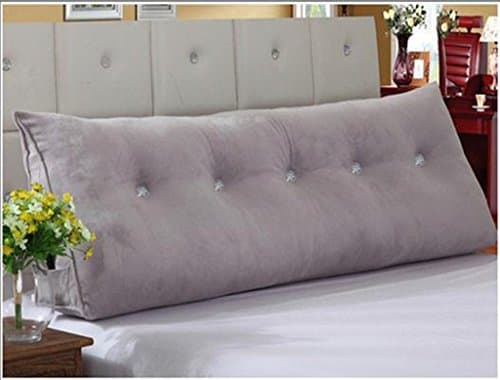 BZ STORE Double PILLOWS Pillows, triangle bed Soft Pack bed & queen bed ISBO 100 X 25x5 cover ller return wash 0cm Washable, sales (Color # 4, Size: 120x20x50cm)