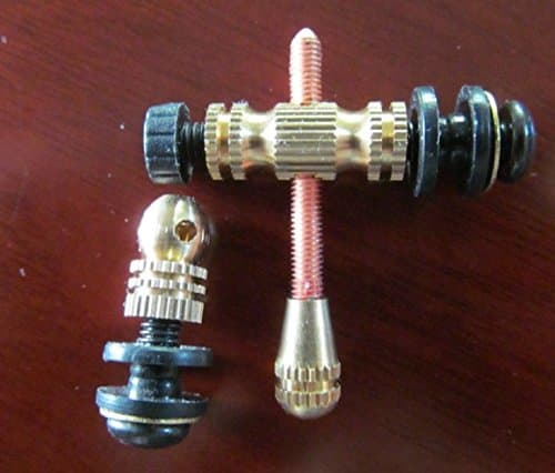 fablogix® Tattoo Machine Brass Contact Binding Post Sets kit shoulder washers screws no3