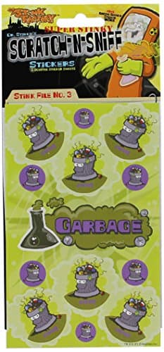 Scratch-N-Sniff Stickers- Garbage