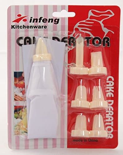 7 NOZZLE ICING BAG CAKE DECORATING SET