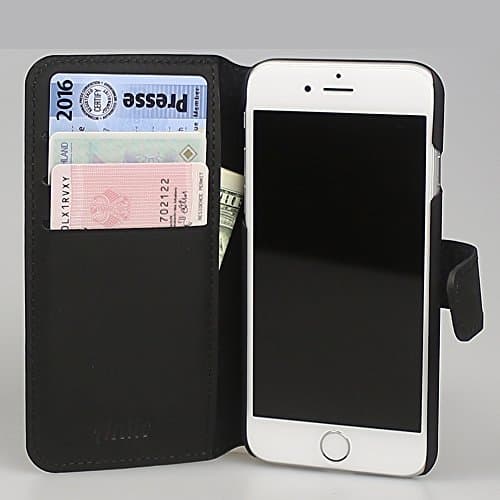 'Antic Iphone SE/5/5S Case – iPhone 6 Plus/iPhone 6/6S/6S Plus Ra Wallet Real Leather Case Mobile Phone Pouch Case Wallet Anti Ccase Leather Phone Case Cover