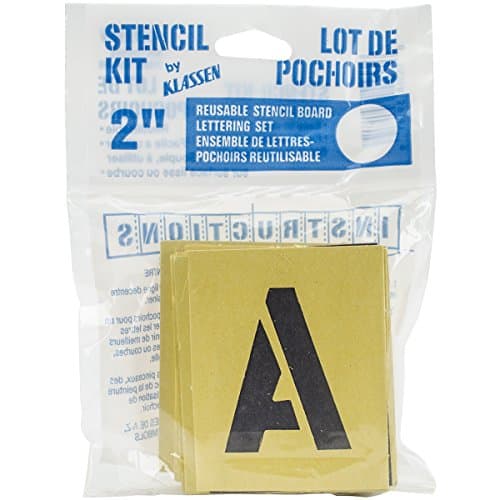 Reusable Stencil Lettering Kit-2"