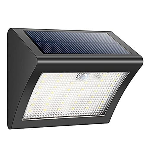 38 LEDs Solar Lights Motion Sensor Security Lights Wireless Waterproof Outside Solar Powered Lights Outdoor Lights for Garden,Fence,Patio,Yard,Walkway,Driveway,Stairs,Wall (3 Intelligient Modes) - Leyoda