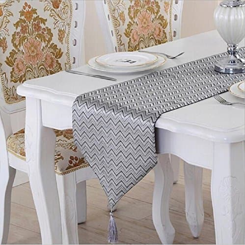 LX&amp;Y Modern simplicity Solid color Table table coffee table, TV cabinet, shoe cabinet Table Runner bed Runner,gray,34*180cm