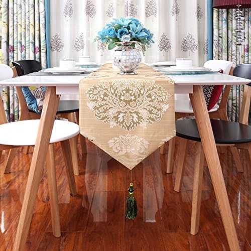 Table runner/european style,luxury, table runner /precision,jacquard,pattern tea table flag/bed runner-B 32x260cm(13x102inch)