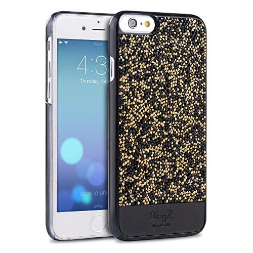 iPhone 6 Case, iPhone 6S Case, TheBlingZ.® 3D Swarovski Elements Sparkle Diamond Crystal Bling Bling Case Cover for iPhone 6 6S - Black