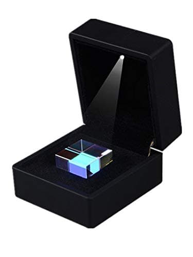 1' Optical Glass Triangular Prism for Teaching Light Spectrum Physics and Photo Photography Prism,Color Prism MQB Optical Glass Triangular Pris