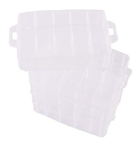 ToyOrgani Stackable Storage Container - 30 Adjustable Compartments - Compatible With LOL Surprise Dolls, Lego Dimensions, Shopkins, Hot Wheels, Cuties Car, Arts and Crafts And More