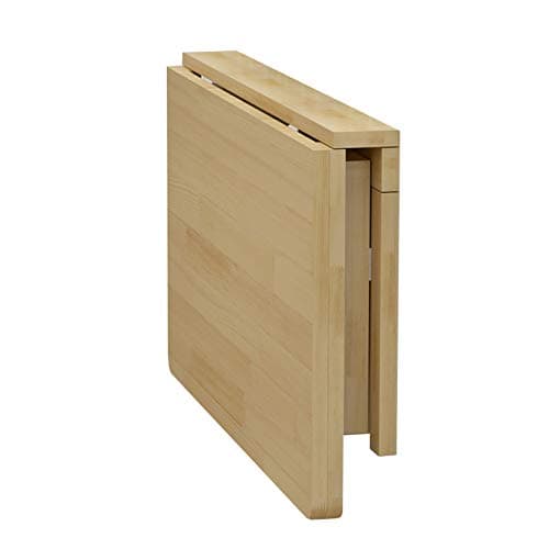 Zfggd Table Wall-mounted Deciduous Table, Foldable Dining Table And Kitchen Table Children's Office Wooden Table, Color: Natural (Size : 140x40cm)