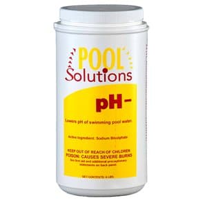 Pool Solutions P32006DE pH Down Decreaser Plus 6lb