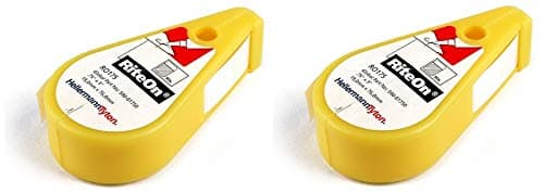 HellermannTyton RO514 Rite-On Self-Laminating Label Dispenser, 0.75" X 0.375" X 1.25", Vinyl, White (Pack of 200) (Тwo Рack)