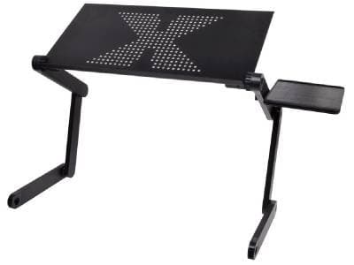 Adjustable Foldable Laptop Notebook Pc Desk Table Vented Stand Portable Bed Tray