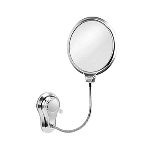 Push to Lock Strong Suction Extendable &amp; Adjustable Double Sided Cosmetics Vanity Mirror for Bath, Bathroom, and Shower – Stainless Steel Chrome