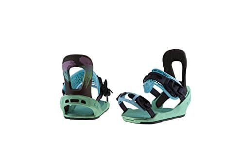 Switchback Static Snowboard Bindings, Small, Green