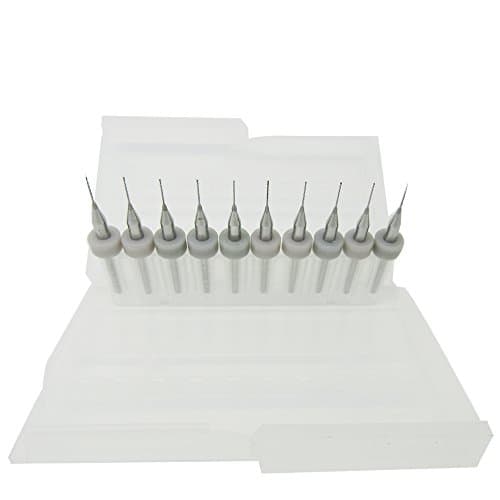 Orish 10Pcs 0.4mm Drill Bits for 3D MakerBot Printer Nozzle Cleaning Kit