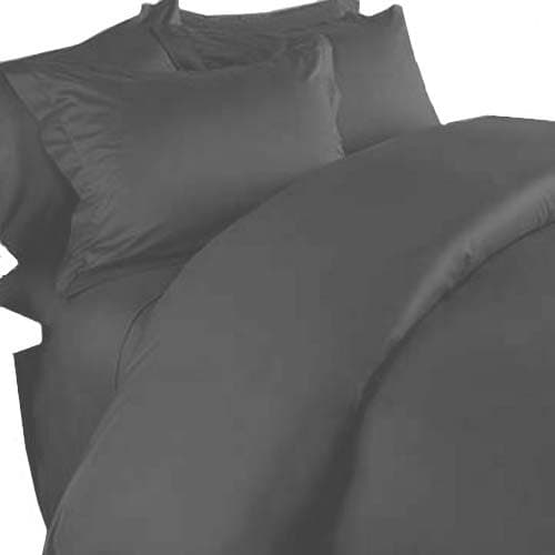 MARRIKAS 1500 Class Microfiber TWIN TWIN EXTRA LONG Solid SILVER Duvet Cover Set