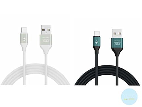 Type C Cable, [2-Pack] 3.9ft/1.2m USB Type C to Type A Cable for Google Pixel/Pixel XL, Nexus 6p/5X,LG G5 and nintendo switch cable (White/Black)