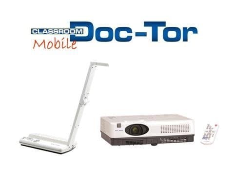 Elmo 1337-1261 Bundle System with MO-1 Visual Presenter (White) and CRP-261 Projector