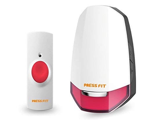 Press Fit Echo-V Auto-Learning Wireless Bell (Plug-in) (Red)