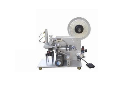 Gowe semi-auto planar labeling machine with Pedal switch, Automatic Labeler Machine