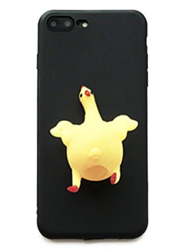 iPhone 7 Plus / iPhone 8 Plus Case, Tricess 3D Cute Soft Silicone Squishy Chick Phone Case for iPhone 7 Plus / iPhone 8 Plus ( 5.5 inch)