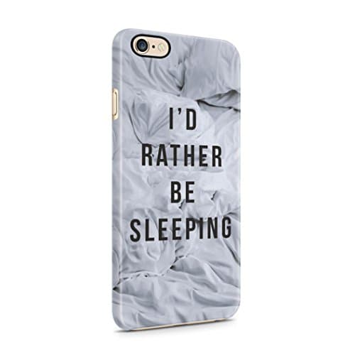 I'd Rather Be Sleeping Protective Hard Plastic Shell Case Cover For iPhone 6 &amp; iPhone 6s
