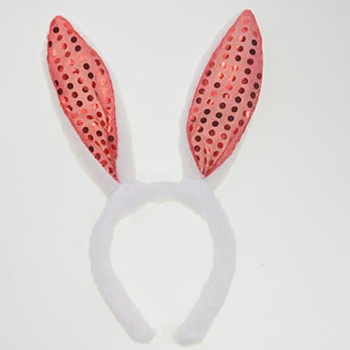 Bunny Ears Headband Easter rabbit decorations for Easter Egg Hunt 12pack Easter décor Costume for Egg Hunt