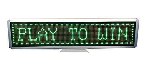 Programmable Scrolling SMD Dot Matrix LED Mini Advertisement Display (16x96 pixels, 3.0 pitch) Green