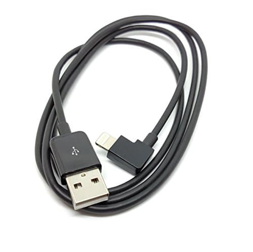 USB to Right Angle Lightning Cable - 1 Meter