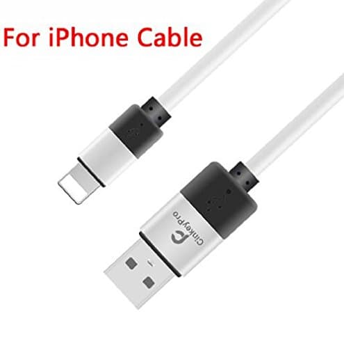 CinkeyPro Lightning Cables For IPhone IPad IPod (White)