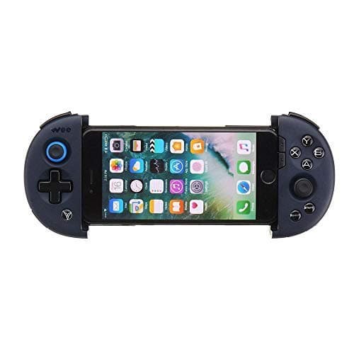 Wireless Bluetooth Controller Gamepad for Android Telescopic Connecting Joystick Black