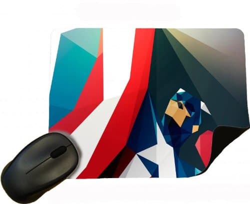 Eclipse Gift Ideas Comic 03 - Captain America - Mouse Mat / Pad